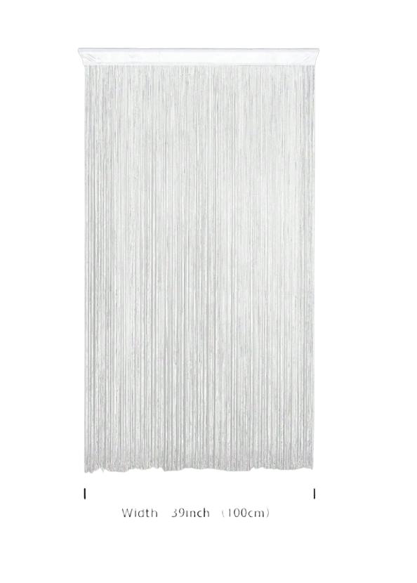 SHEIN BIAŁA FIRANA FRĘDZLE S07__100X200