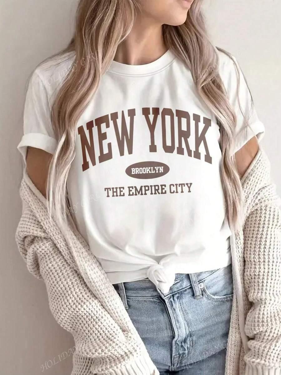 SHEIN BIAŁY T-SHIRT NADRUK S06__XXL