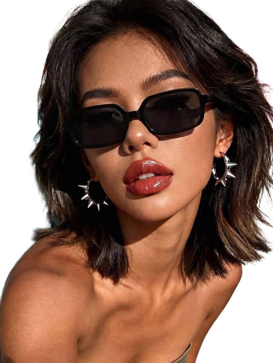 SHEIN CZARNE OKULARY PRZECIWSŁONECZNE S07