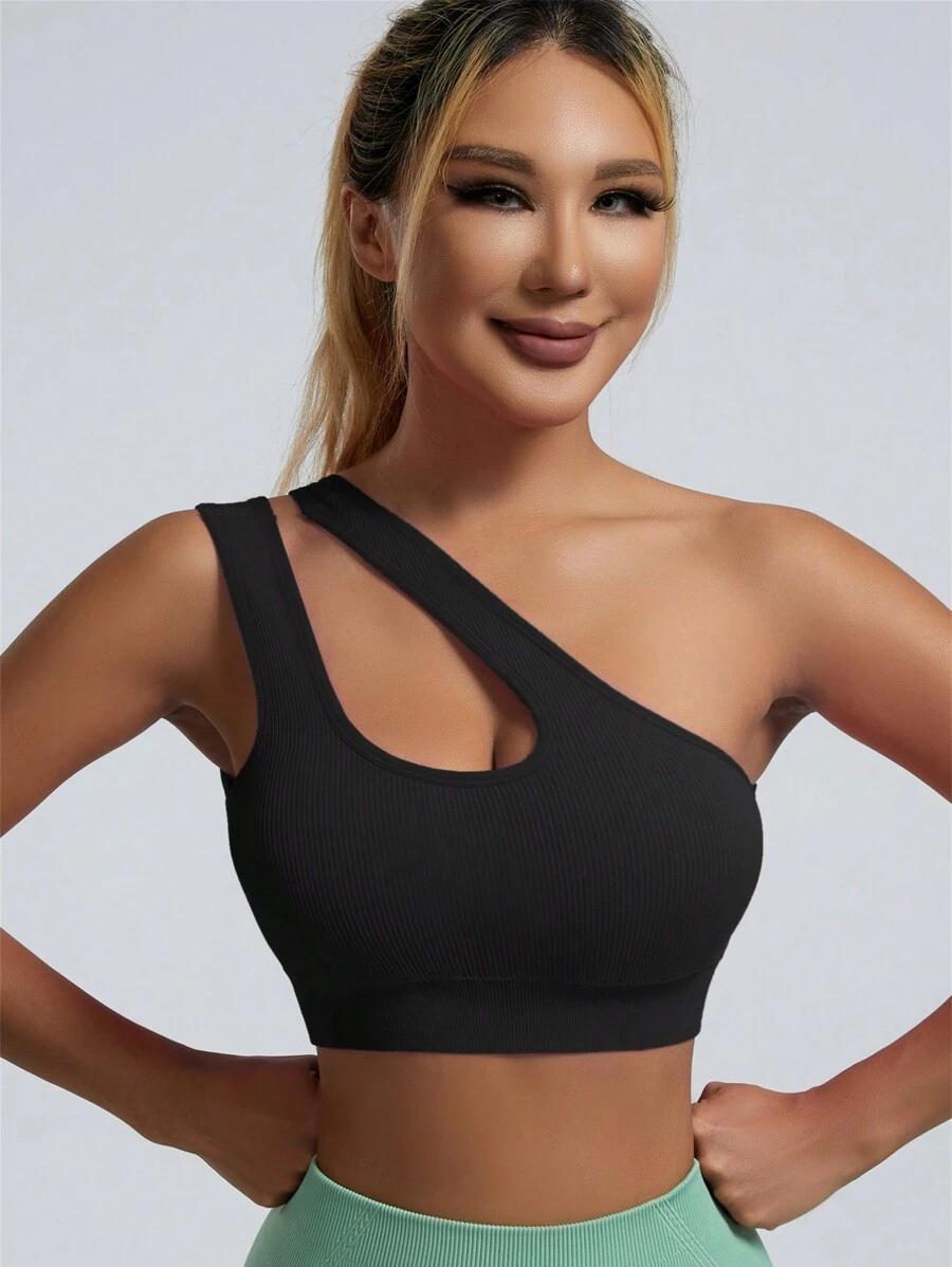 SHEIN CZARNY BIUSTONOSZ SPORTOWY S06__M