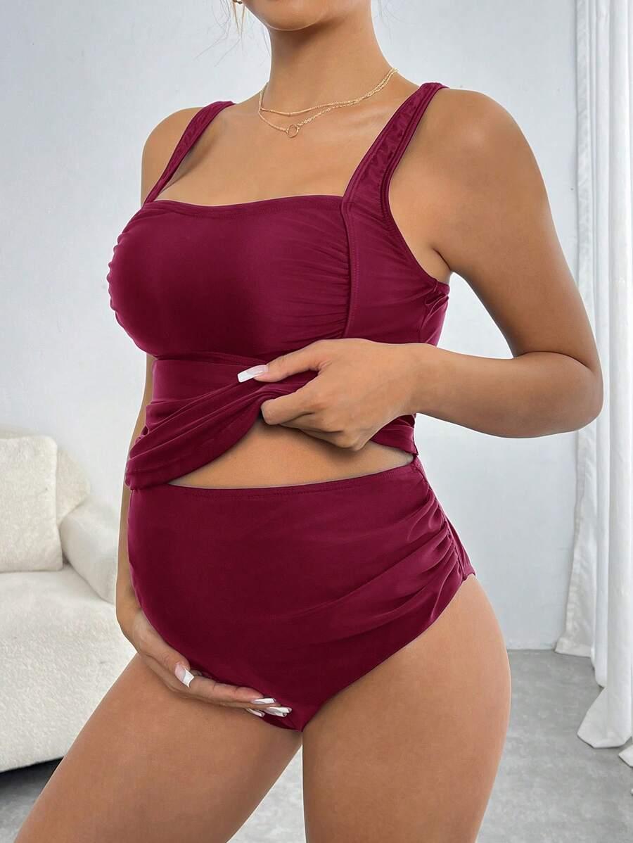 SHEIN DWUCZĘŚCIOWY STRÓJ KĄPIELOWY S06__M