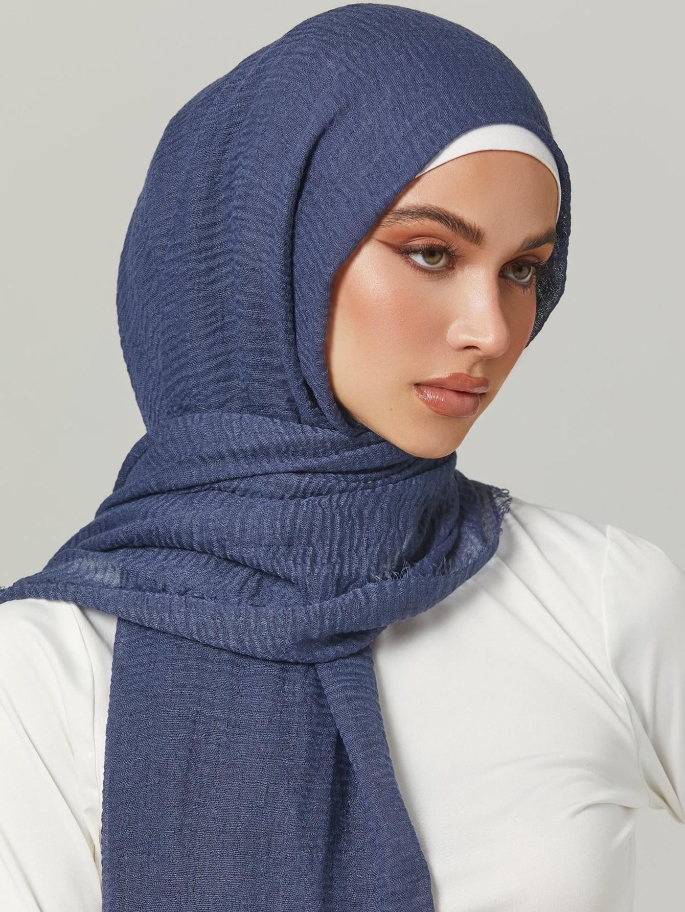 SHEIN NIEBIESKA CHUSTA NA GŁOWĘ S07__197X87