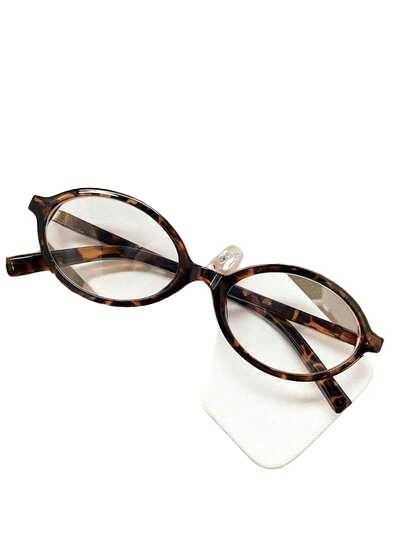 SHEIN BRĄZOWE OKULARY ZERÓWKI S07