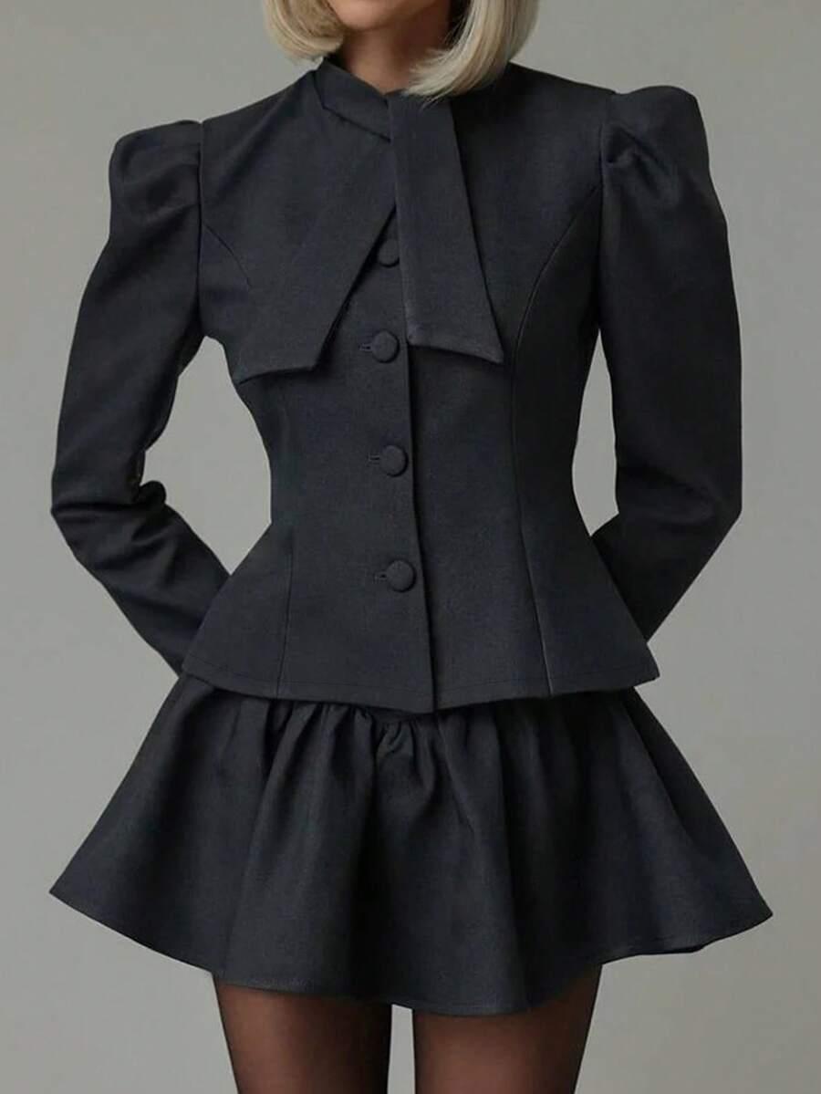 SHEIN SPÓDNICA BLUZKA KOMPLET S06__XS