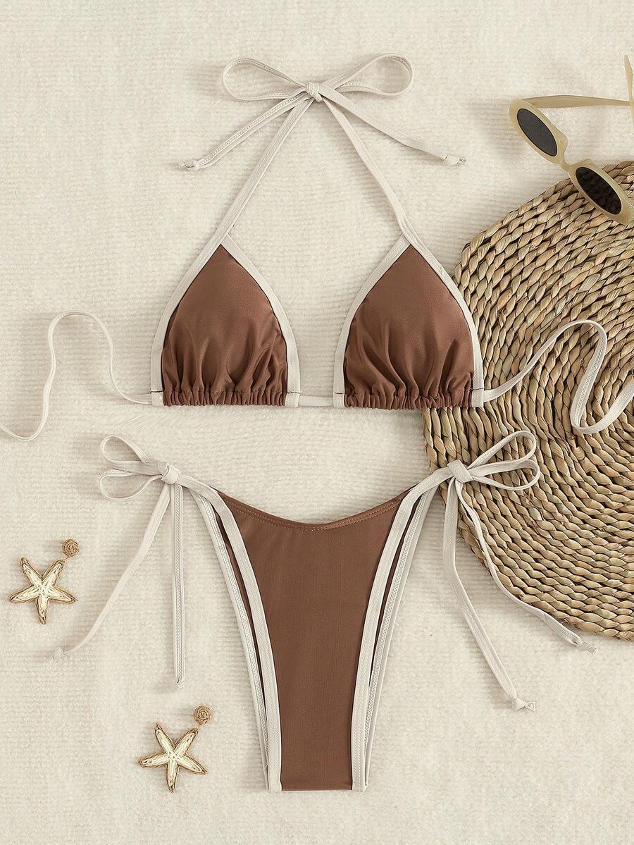 SHEIN DWUCZĘŚCIOWY STRÓJ KĄPIELOWY S09__XS