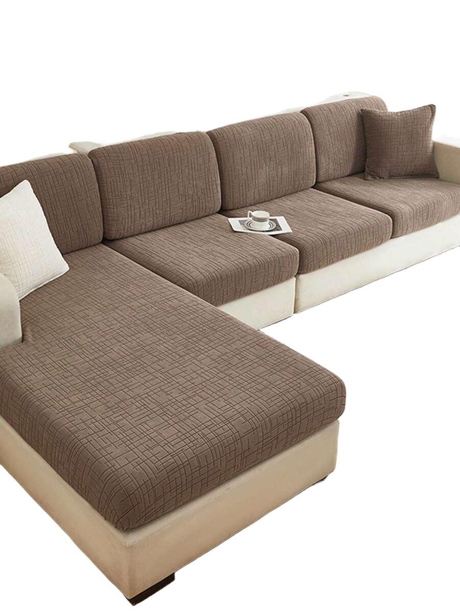 SHEIN BRĄZOWY POKROWIEC NA SOFĘ S07__45X65