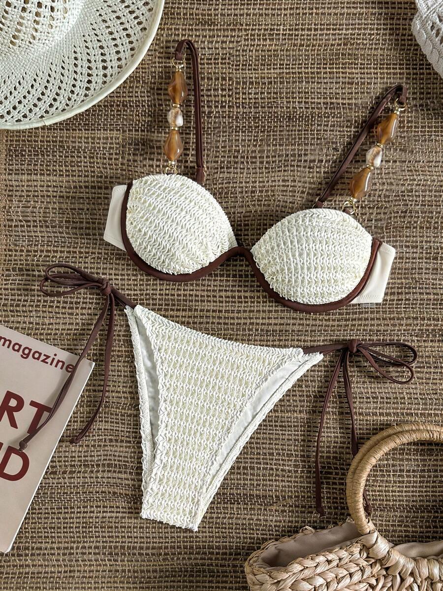 SHEIN DWUCZĘŚCIOWY STRÓJ KĄPIELOWY BIKINI S09__S