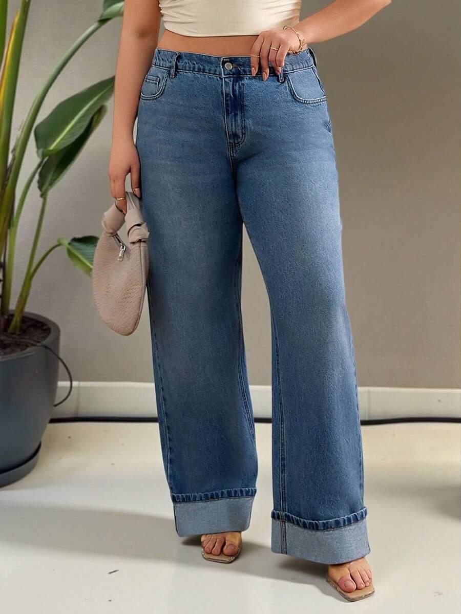 SHEIN NIEBIESKIE SPODNIE JEANS S09__46