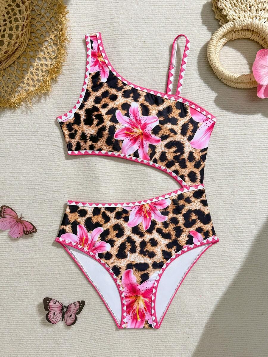SHEIN JEDNOCZĘŚCIOWY STRÓJ KĄPIELOWY S09__146/152