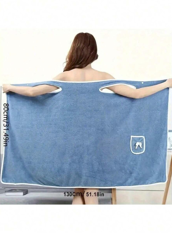 SHEIN BEŻOWY RĘCZNIK KIESZENIE S07__130X80