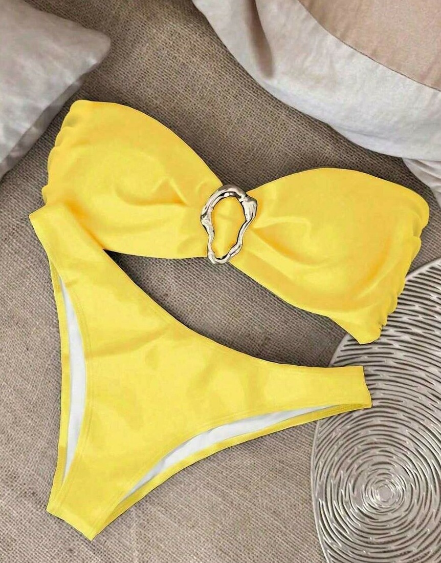 SHEIN DWUCZĘŚCIOWY STRÓJ KĄPIELOWY S09__XS