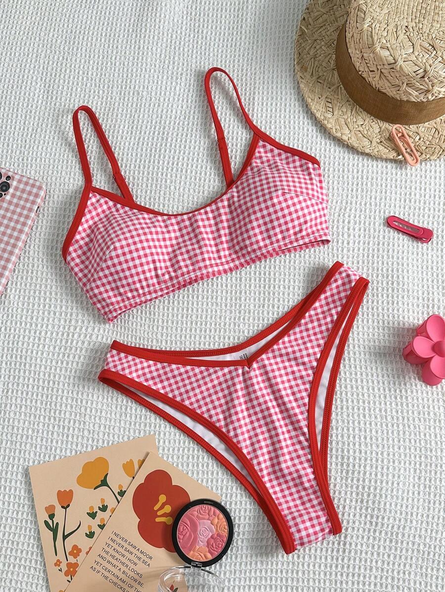 SHEIN DWUCZĘŚCIOWY STRÓJ KĄPIELOWY S09__S