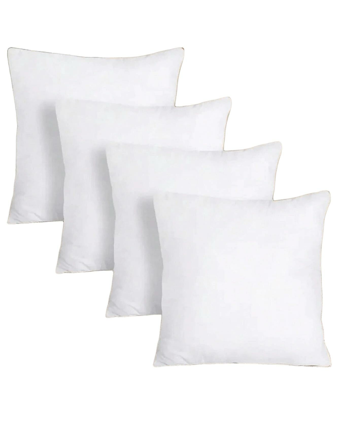 SHEIN BIAŁA POSZEWKA NA PODUSZKĘ 4 PACK S07__40X40