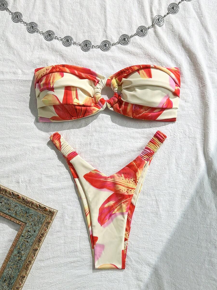 SHEIN DWUCZĘŚCIOWY STRÓJ KĄPIELOWY S09__XS