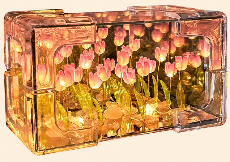 SHEIN LAMPKA LED TULIPANY LUSTRA S07__