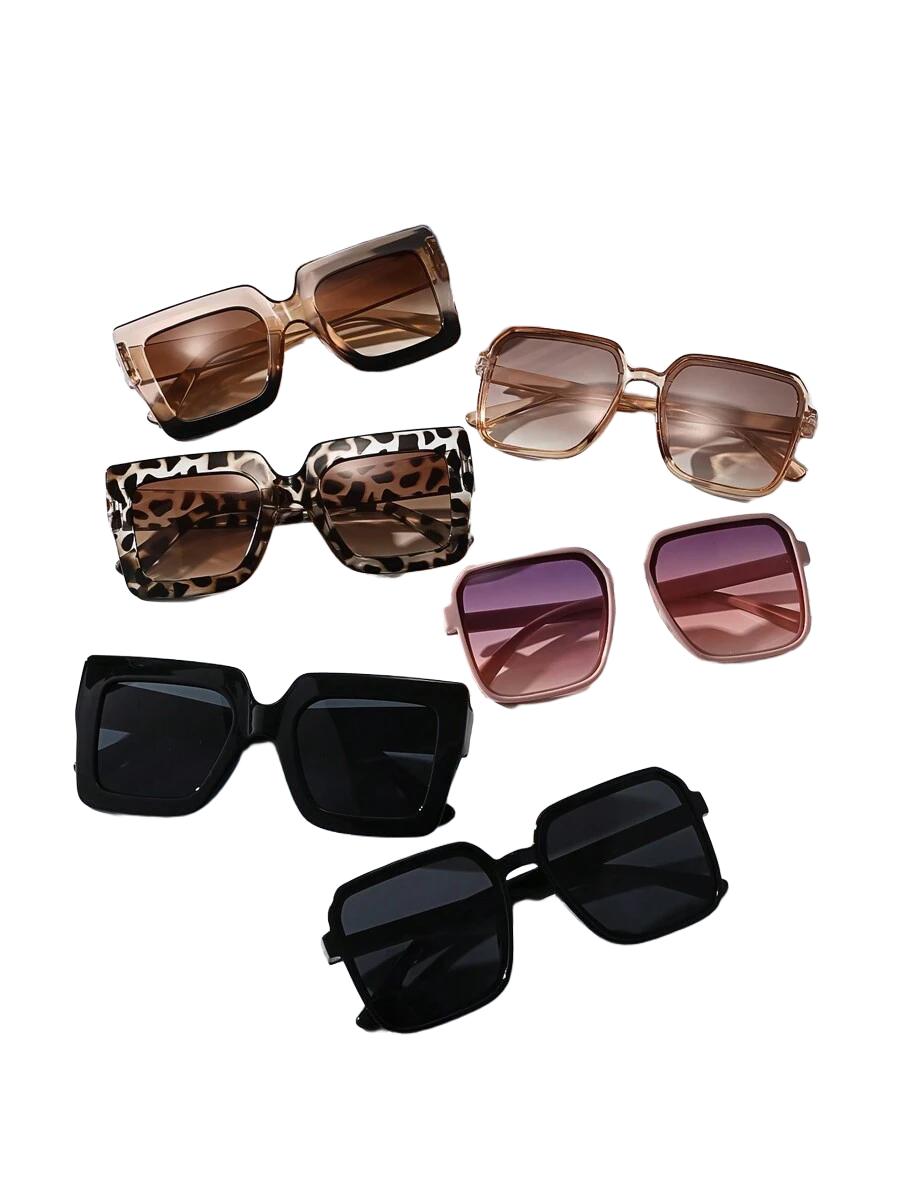 SHEIN ZESTAW OKULARÓW PRZECIWSŁONECZNYCH 6-PACK S07