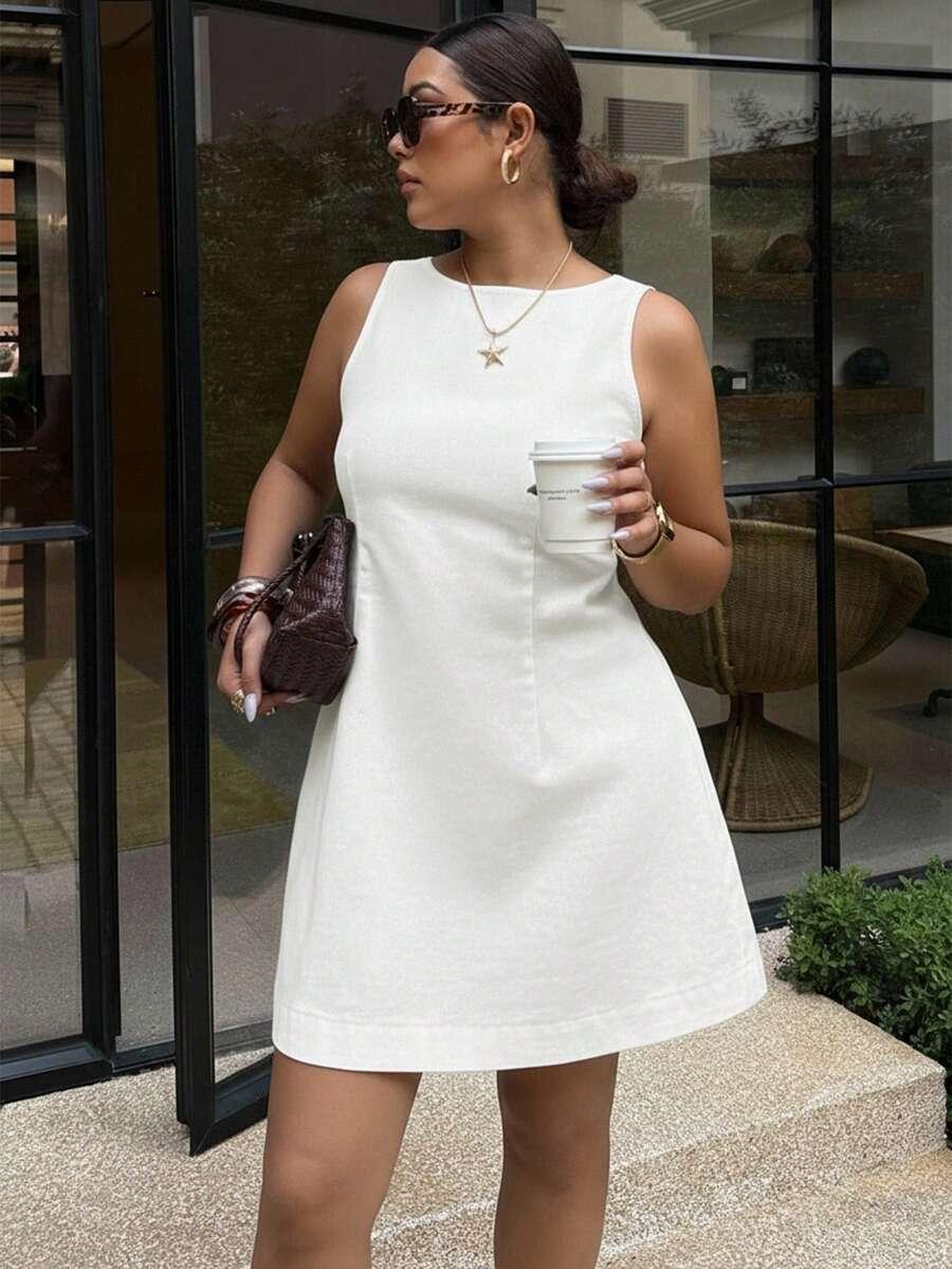 SHEIN BIAŁA MINI SUKIENKA S06__46