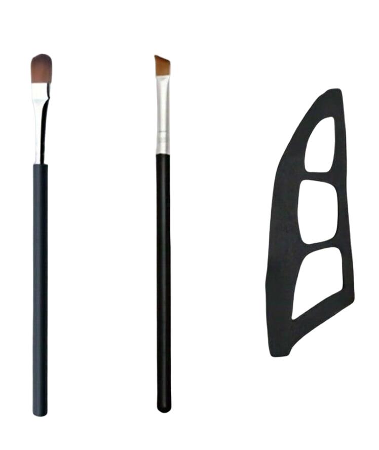 SHEIN SZABLON DO MAKIJAŻU OCZU PĘDZEL 2 SZTUKI S07__3X8
