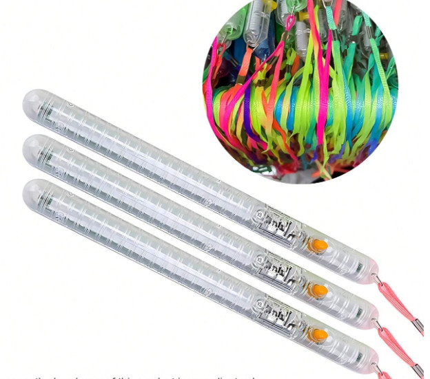 SHEIN PAŁECZKI ŚWIECĄCE LED 3 SZTUKI S07