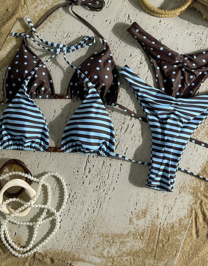 SWIM MOD DWUCZĘŚCIOWY STRÓJ KĄPIELOWY W PASKI S09__M