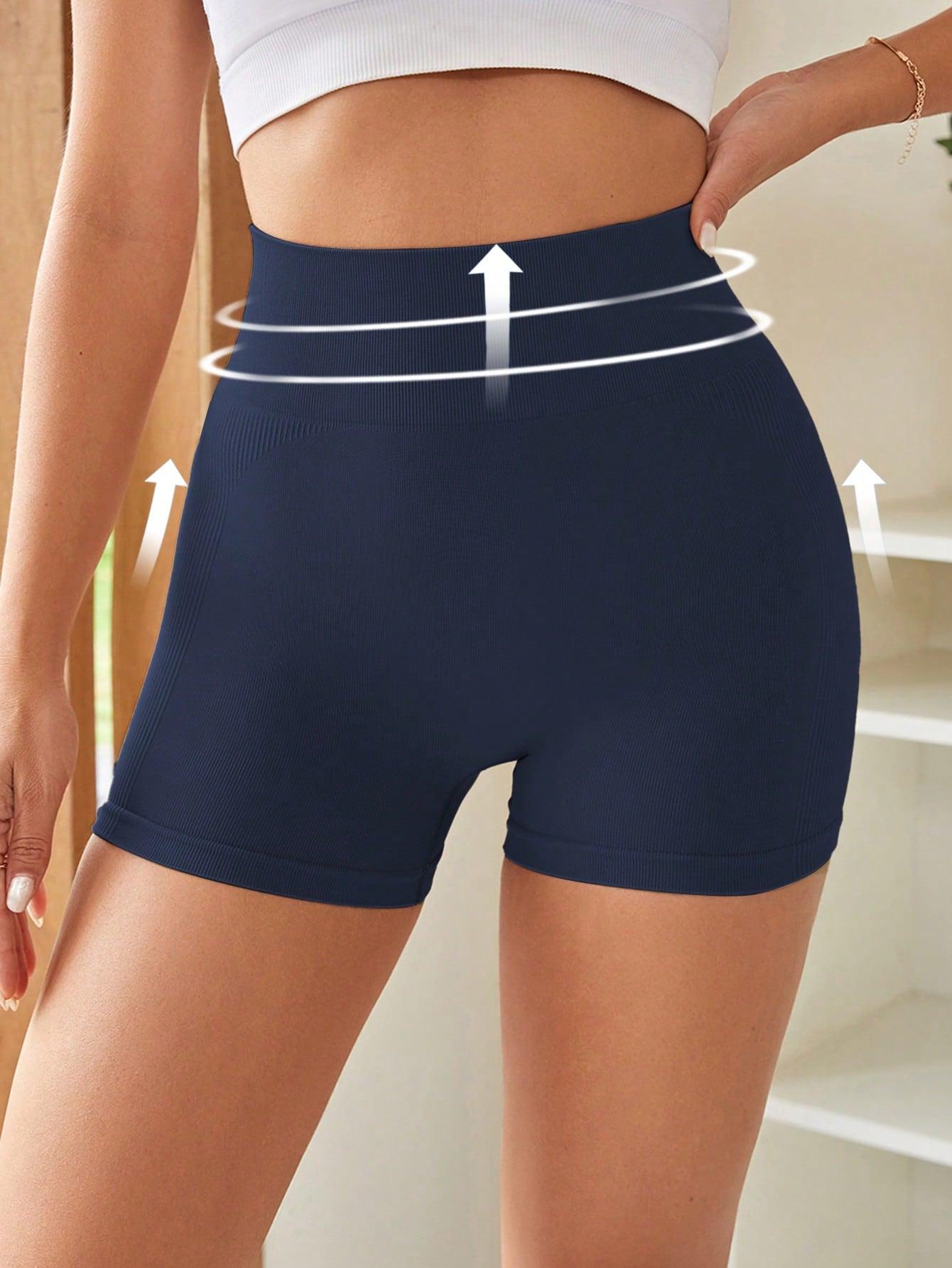 SHEIN GRANATOWE SPODENKI SPORTOWE S09__XS