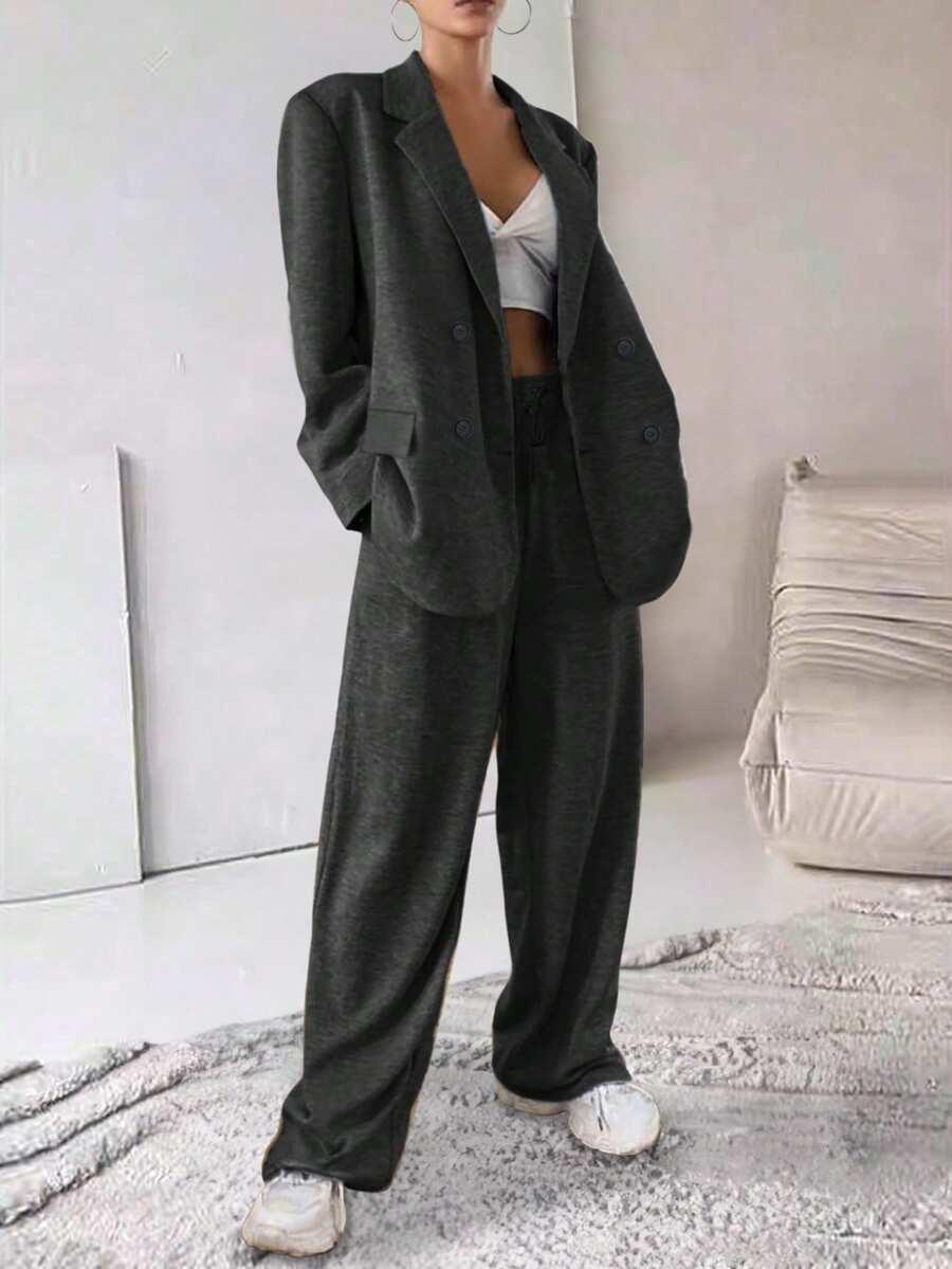 SHEIN MARYNARKA SPODNIE KOMPLET S06__M