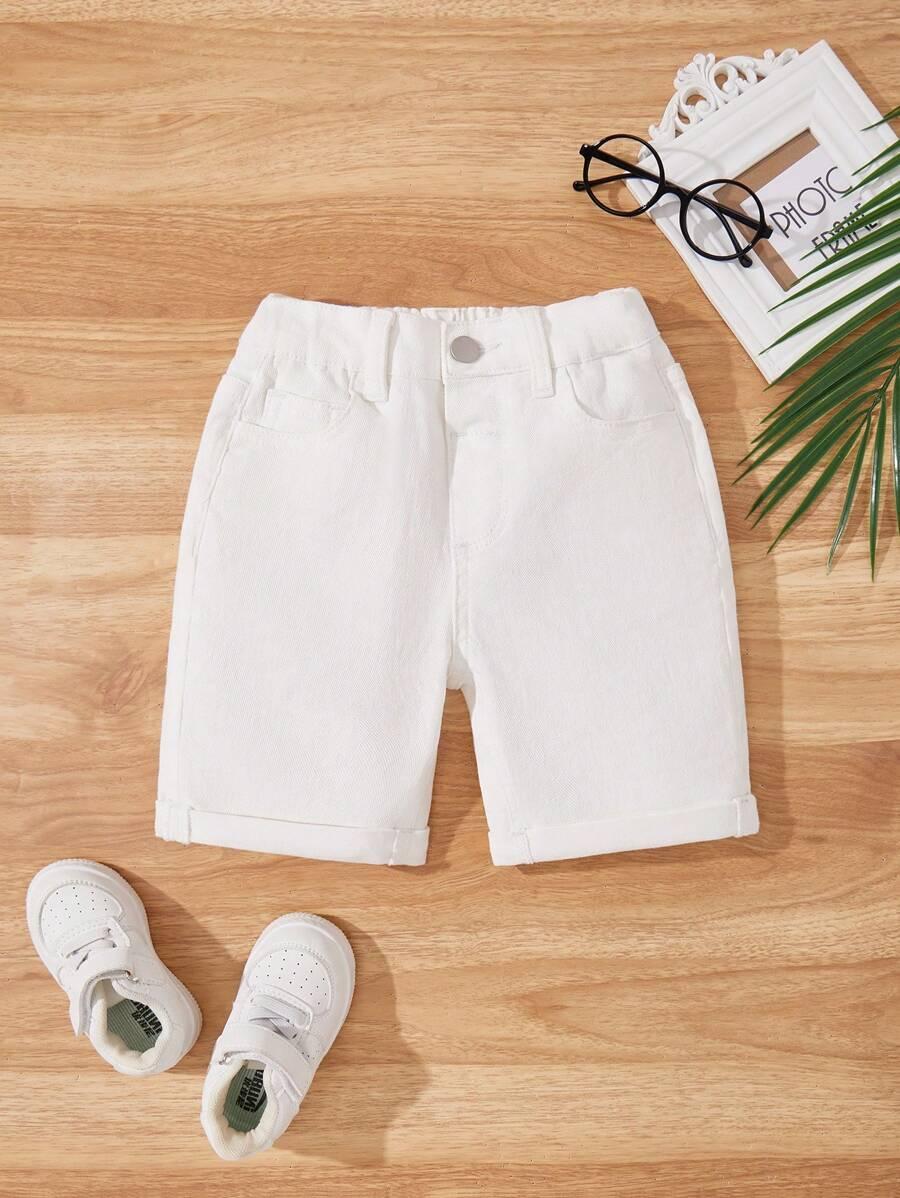 SHEIN BIAŁE SPODENKI JEANS S06__130