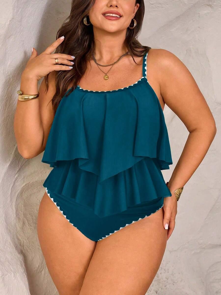 SWIM LUSHOIRE NIEBIESKI DWUCZĘŚCIOWY STRÓJ KĄPIELOWY S09__52
