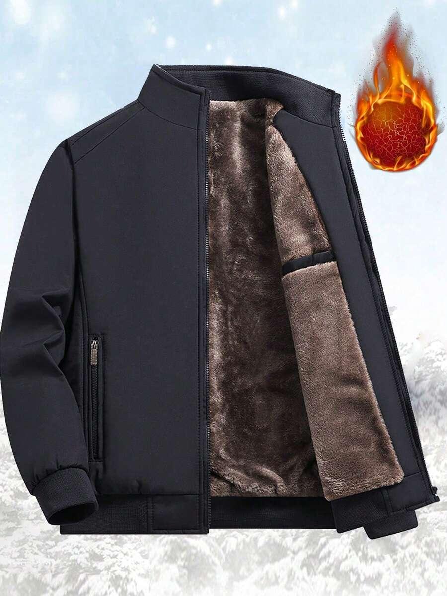 SHEIN CZARNA OCIEPLANA KURTKA W01__XXL