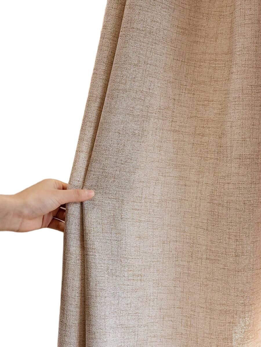 SHEIN BEŻOWA ZASŁONA ZACIEMNIAJĄCA 1SZT S07__250X200CM