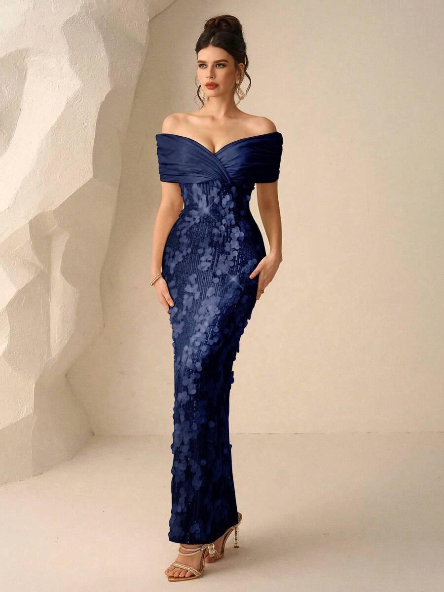 COUTIVA MAXI SUKIENKA CEKINY S06__M