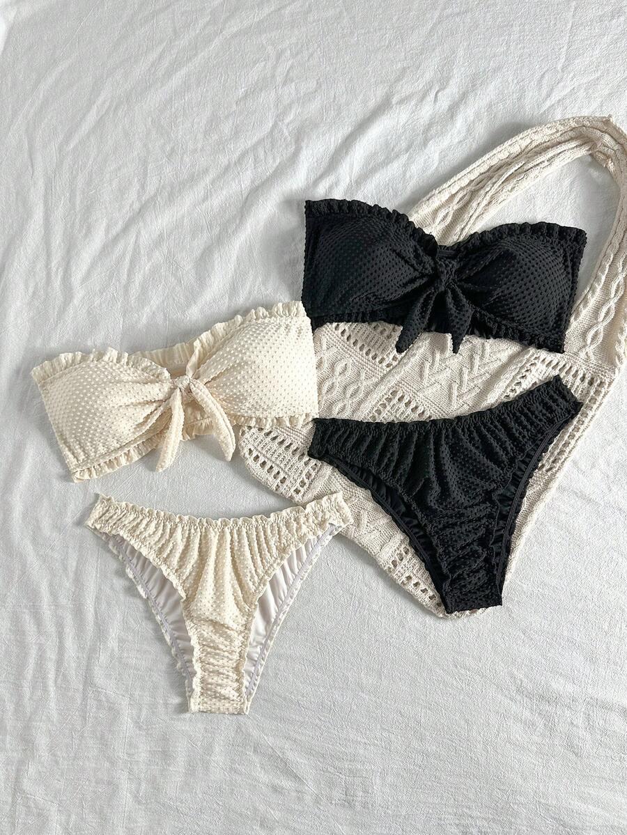 SHEIN DWUCZĘŚCIOWY STRÓJ KĄPIELOWY 2-PACK S09__S