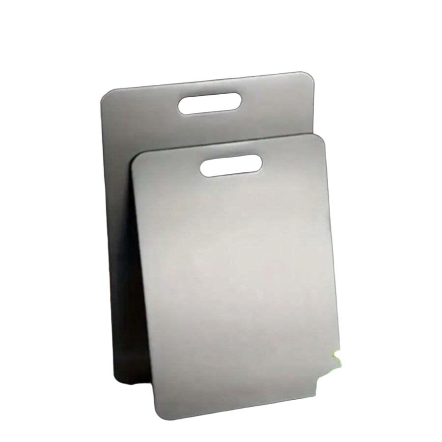 SHEIN SREBRNA METALOWA DESKA S07__23.5X14.5CM