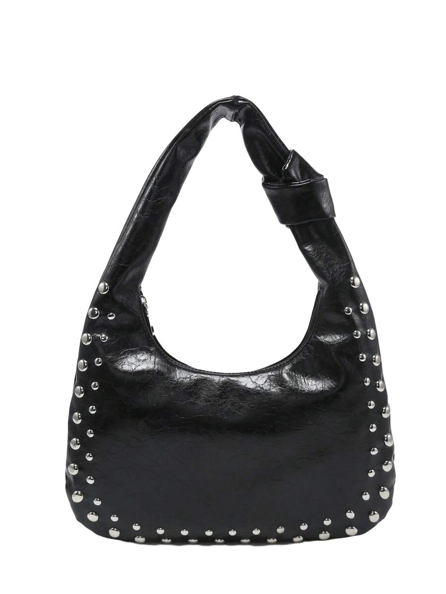SHEIN CZARNA TOREBKA IMITACJA SKÓRY S07__19X34CM