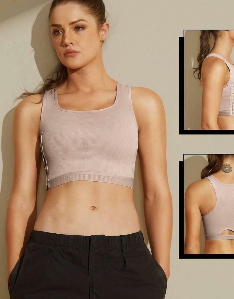 SHEIN RÓŻOWY BIUSTONOSZ MODELUJĄCY S09__M