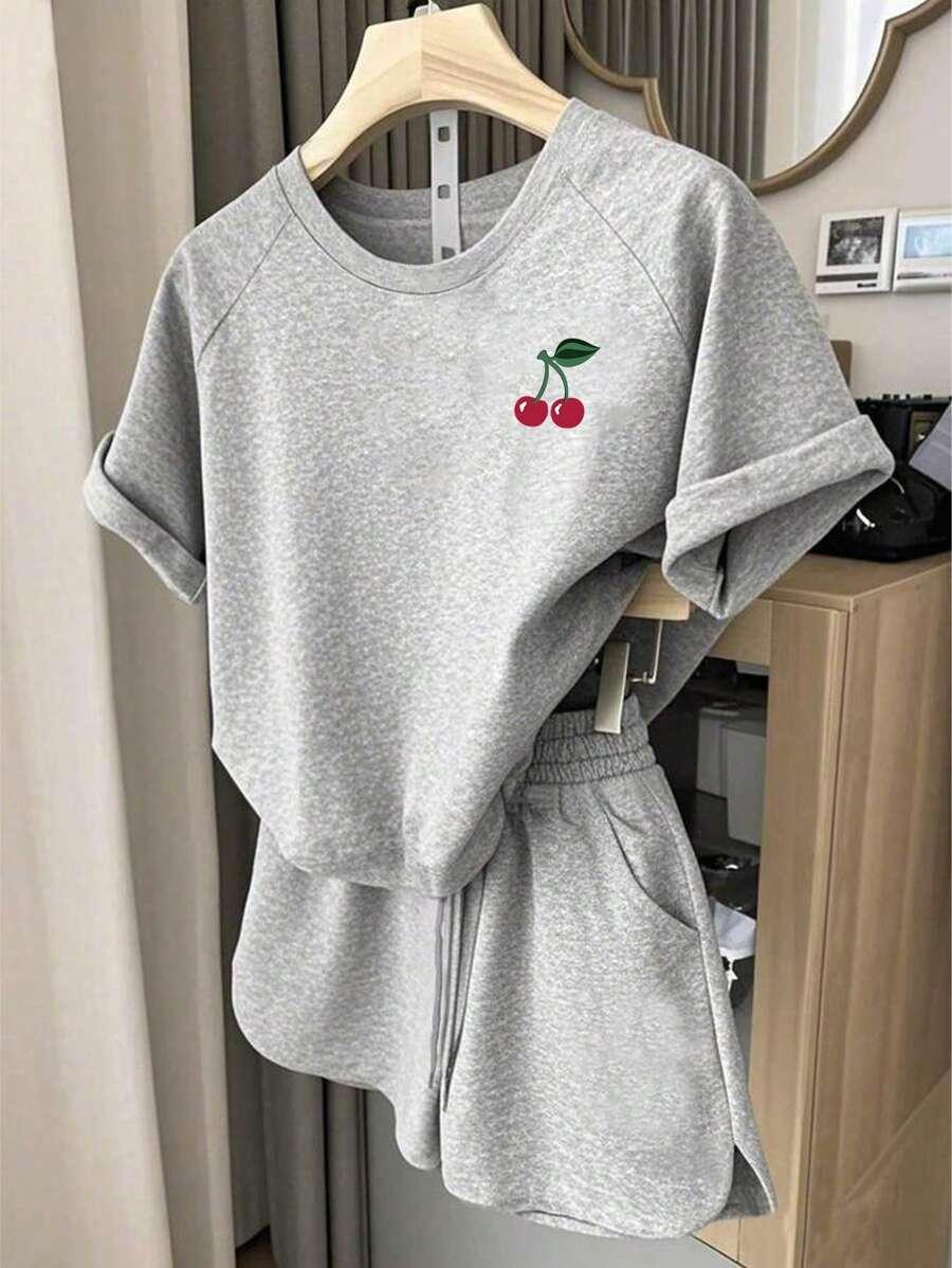 SHEIN T-SHIRT SPODENKI KOMPLET S06__S