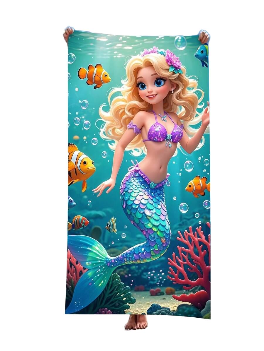 SHEIN RĘCZNIK PLAŻOWY WZÓR S07__70X140CM