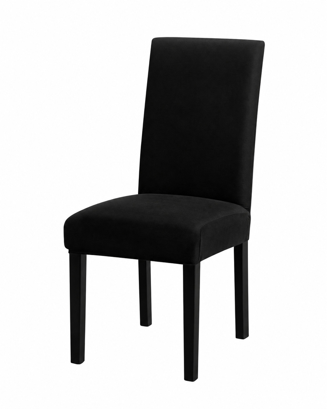 SHEIN CZARNY POKROWIEC NA KRZESŁO S07__60X50X50CM