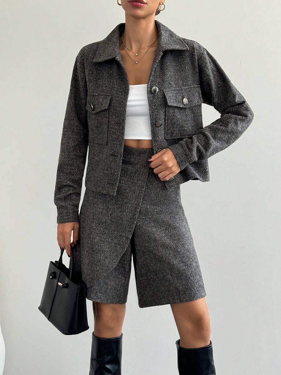SHEIN KURTKA SPODENKI KOMPLET S06__XL