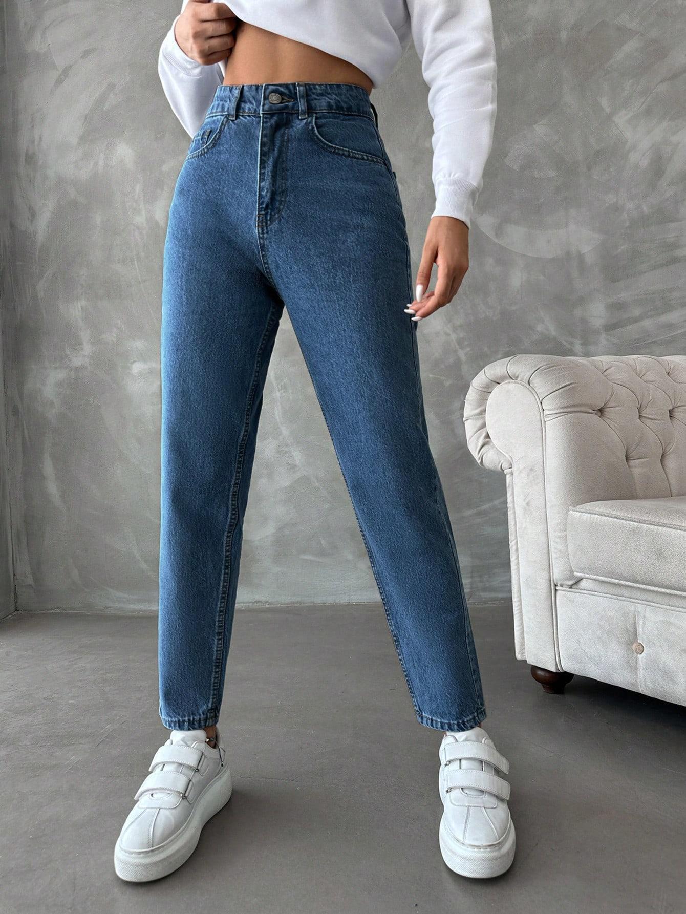 SHEIN NIEBIESKIE SPODNIE JEANS S06__M