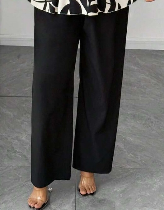ELENZGA CZARNE SPODNIE WIDE LEG S06__46