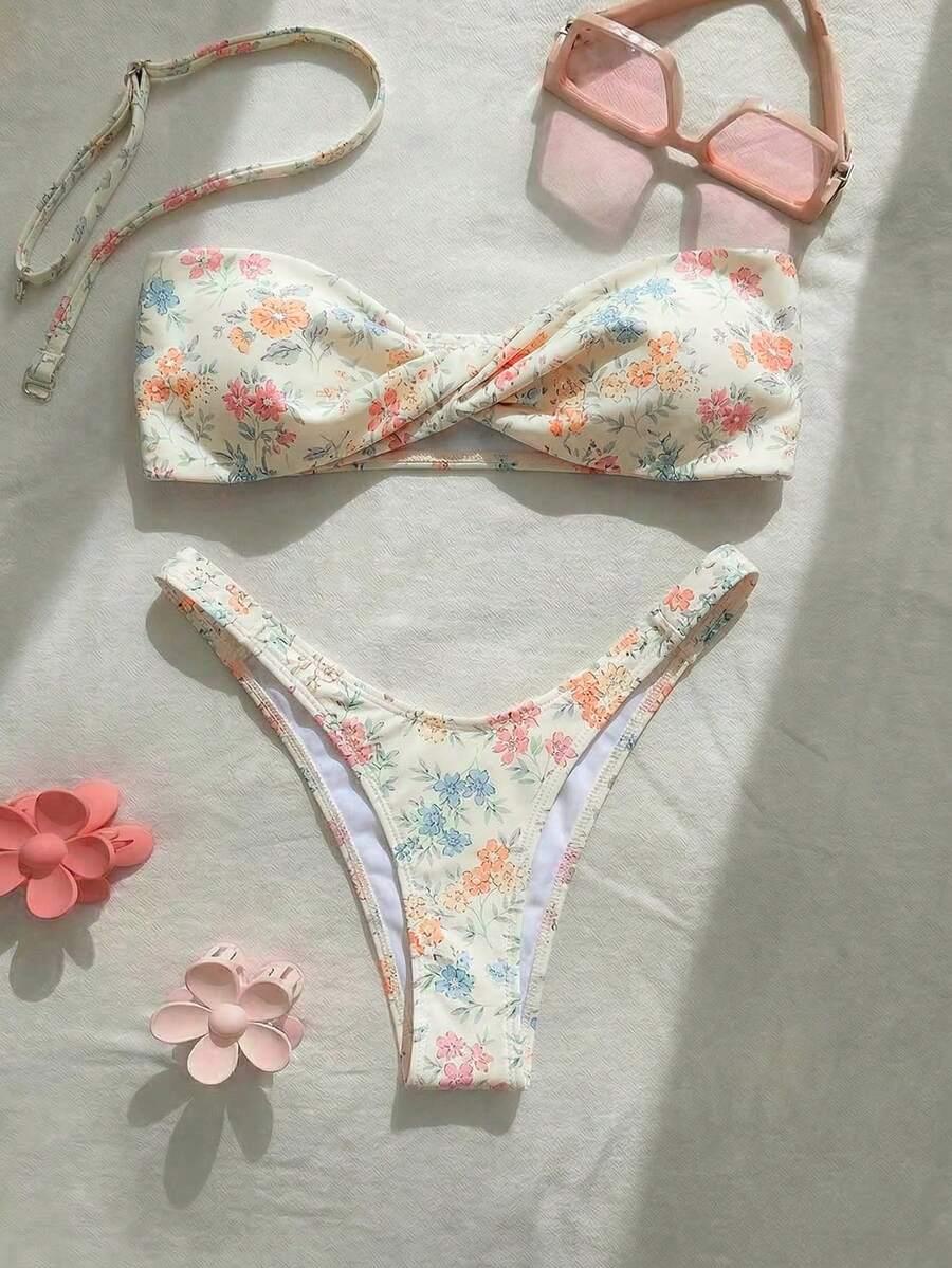 SHEIN DWUCZĘŚCIOWY STRÓJ KĄPIELOWY S06__S