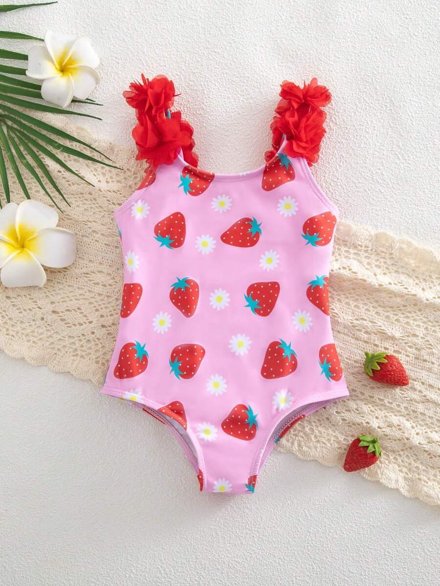 SHEIN JEDNOCZĘŚCIOWY STRÓJ KĄPIELOWY S06__98/104