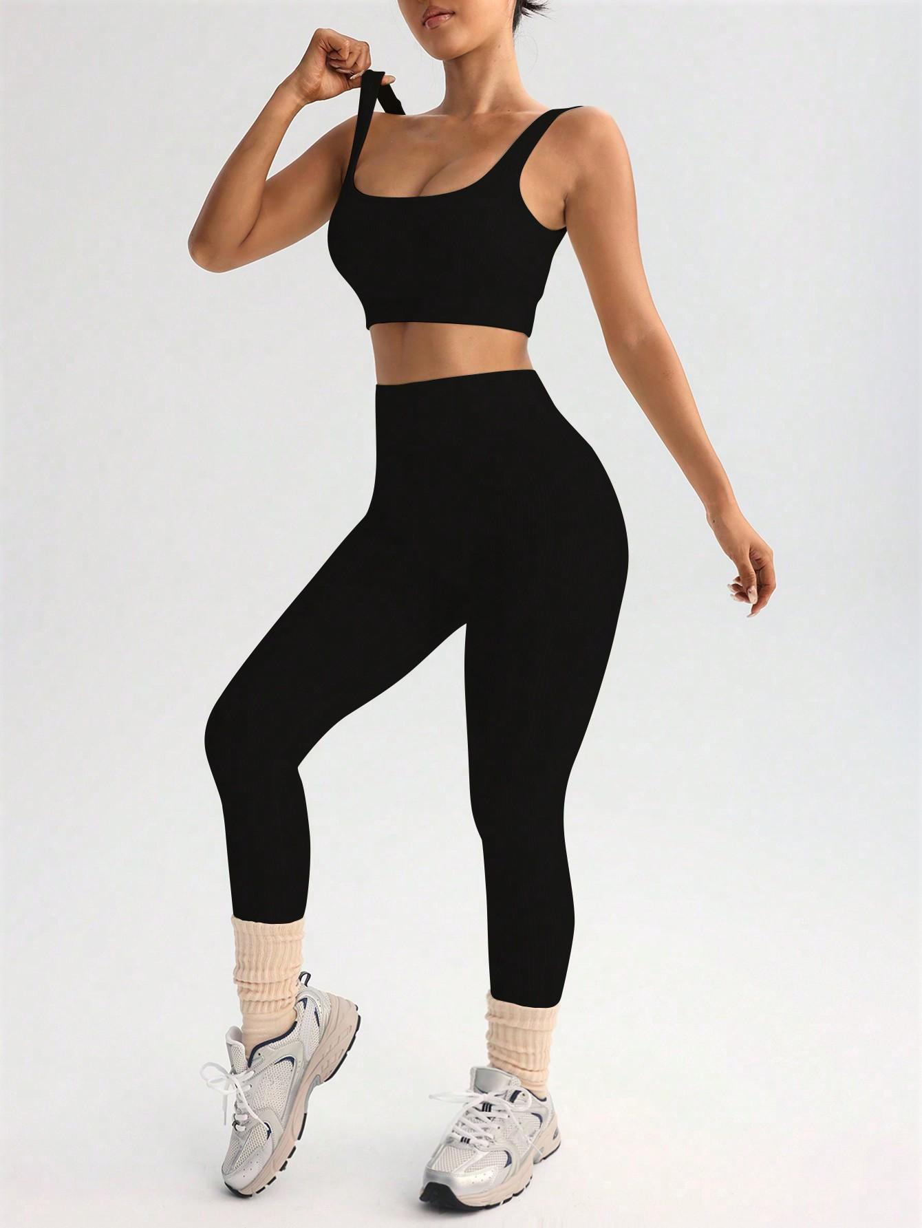 SHEIN TOP LEGGINSY KOMPLET S06__S