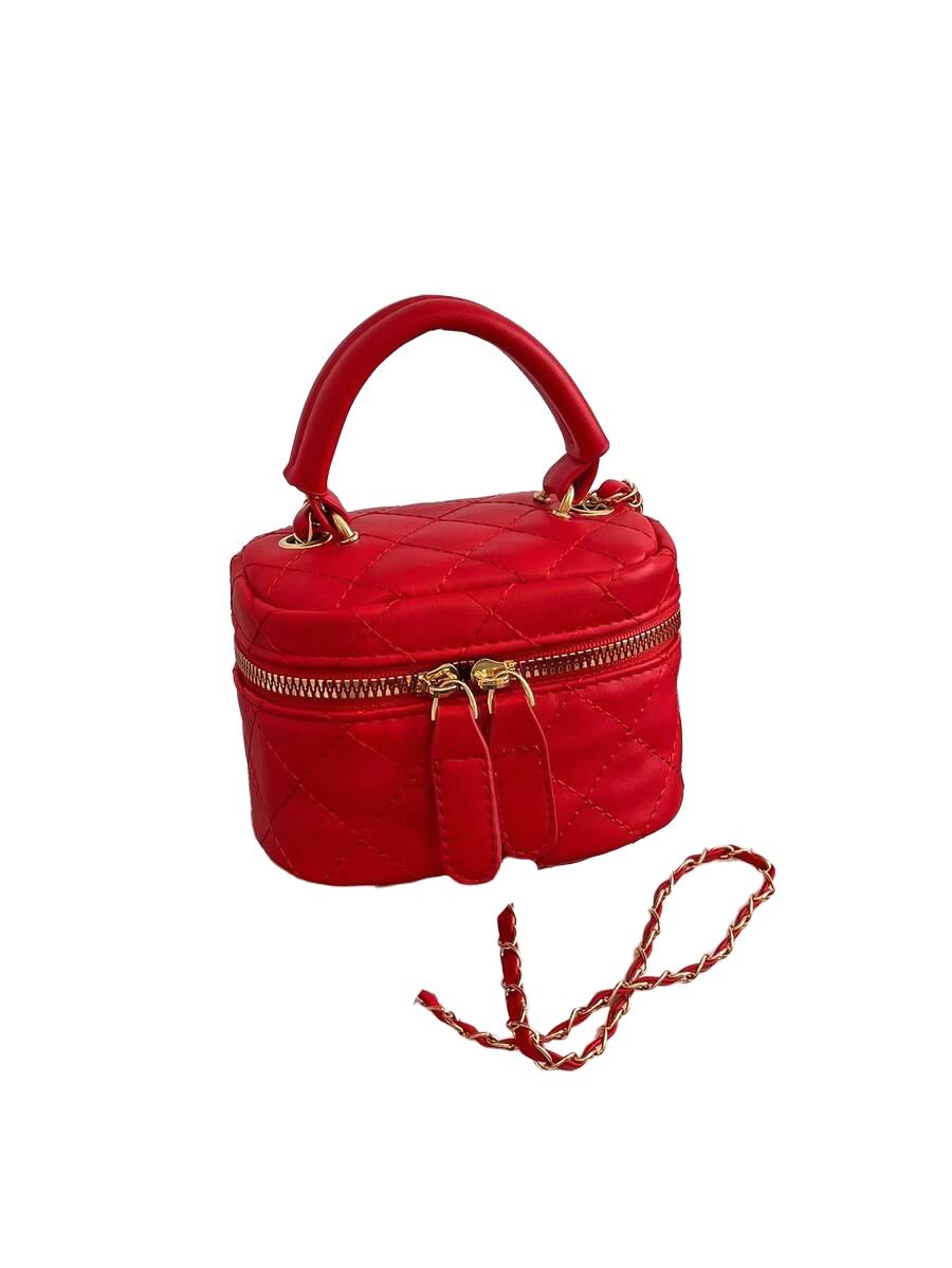 SHEIN CZERWONA TOREBKA KUFEREK S07__8X9X14