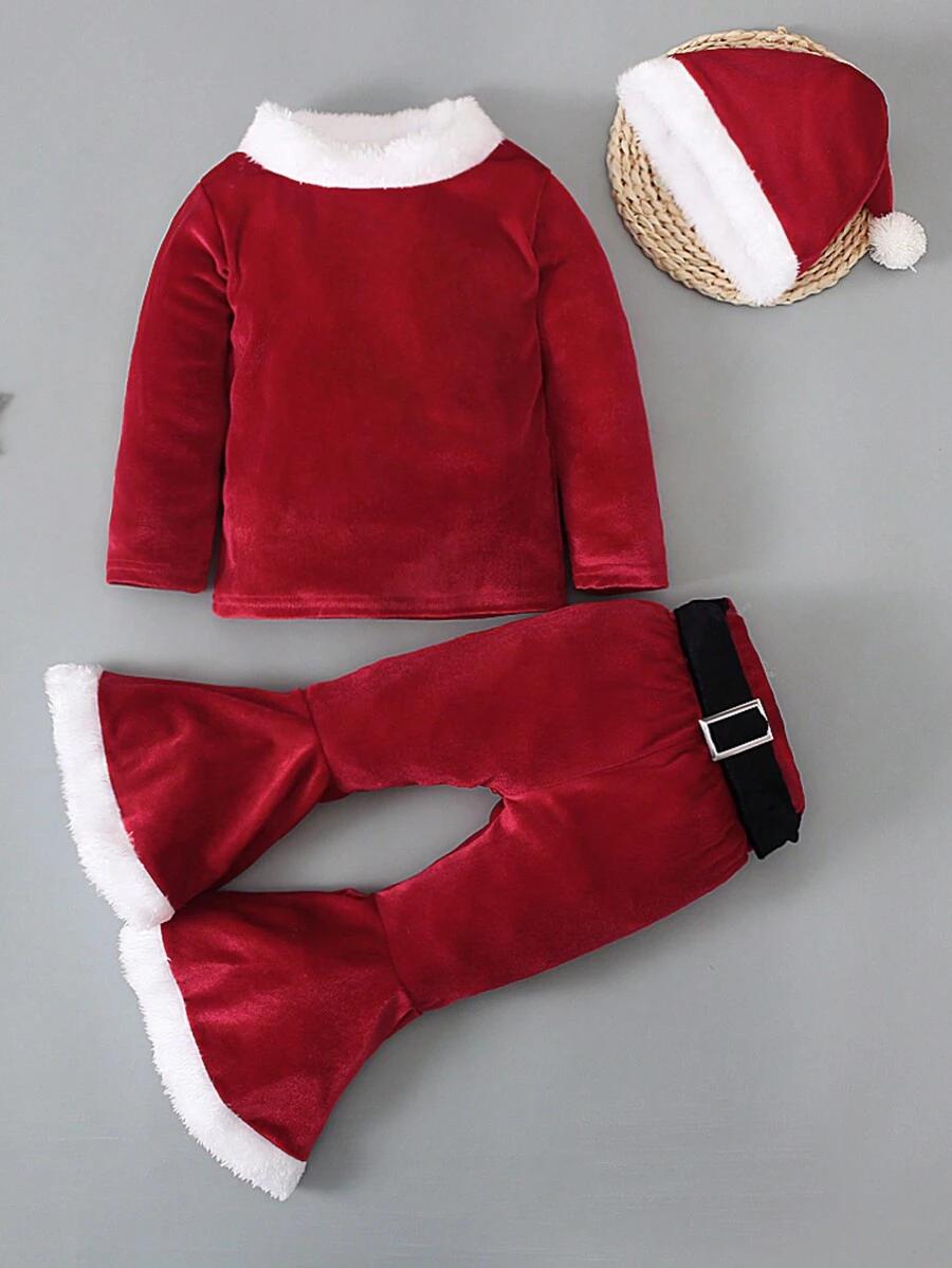 SHEIN ŚWIĄTECZNE PRZEBRANIE MIKOŁAJ BDD__116-122CM