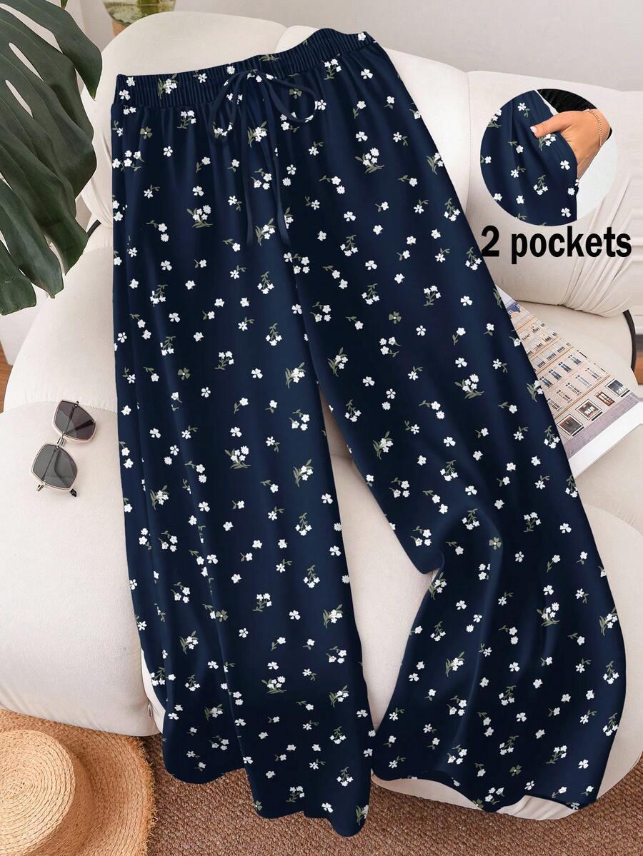 SHEIN SPODNIE CASUAL PRINT S09__50