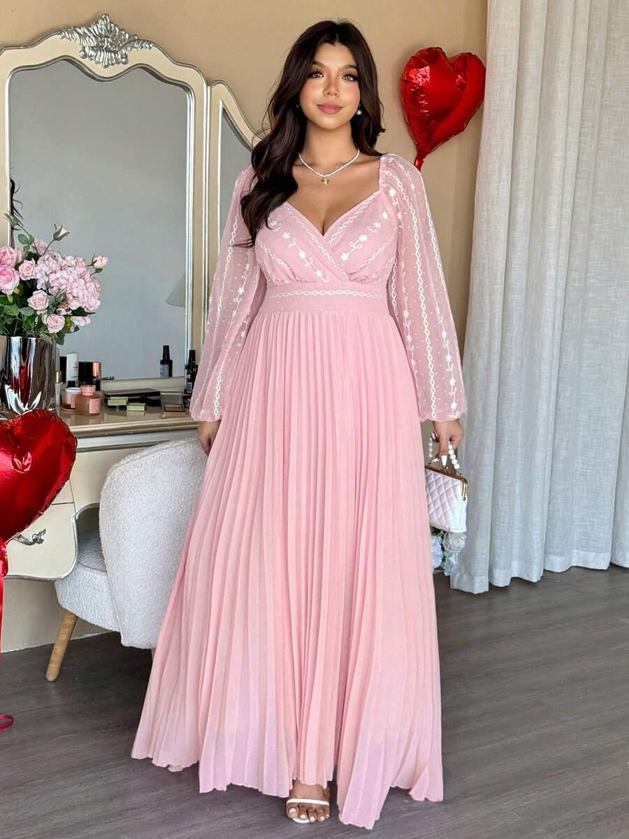 VIONELLE RÓŻOWA MAXI SUKIENKA S06__52