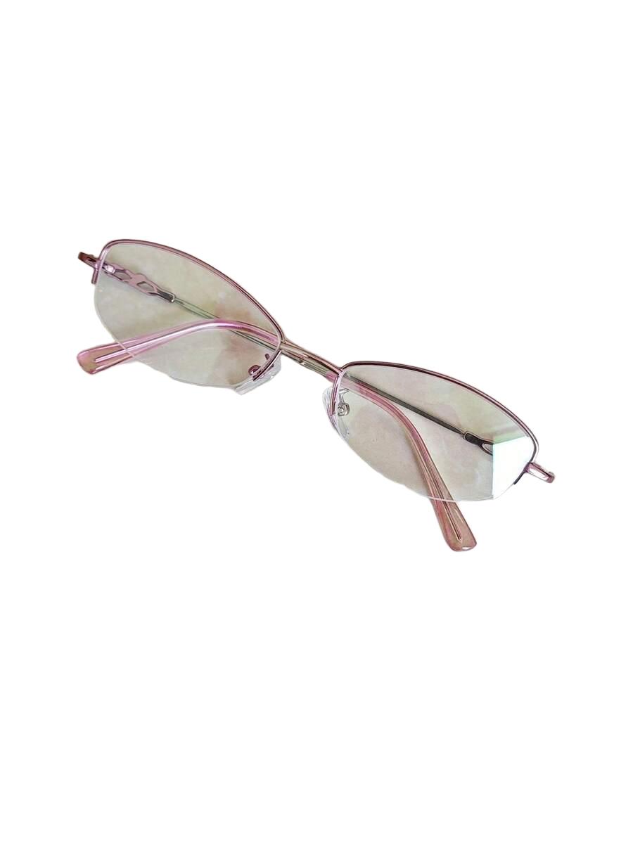 SHEIN RÓŻOWE OKULARY ZERÓWKI S07