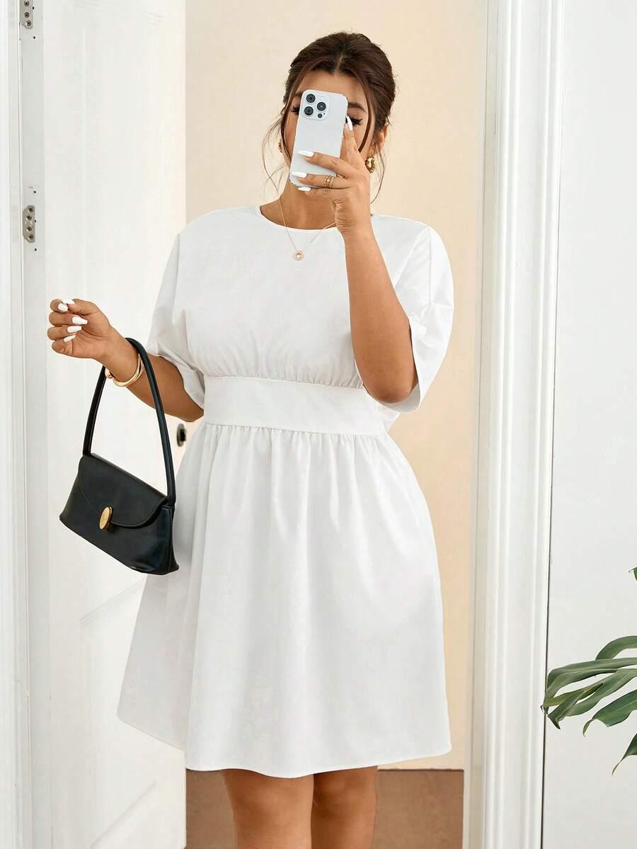 SHEIN SUKIENKA ODKRYTE PLECY WIĄZANIE S09__XXL